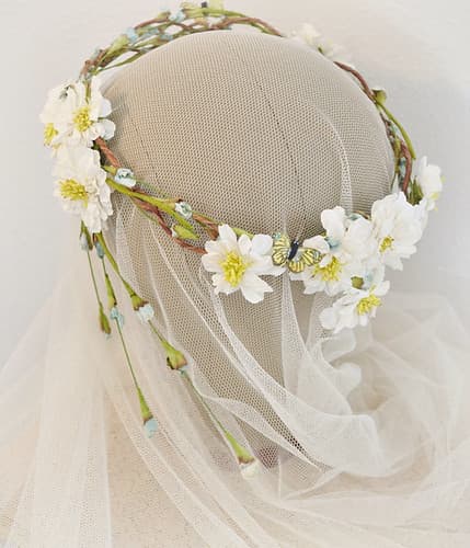 Foto grande — tocado de novia